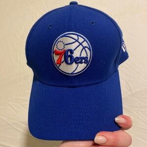 New Era Royal Blue 76ers Hat